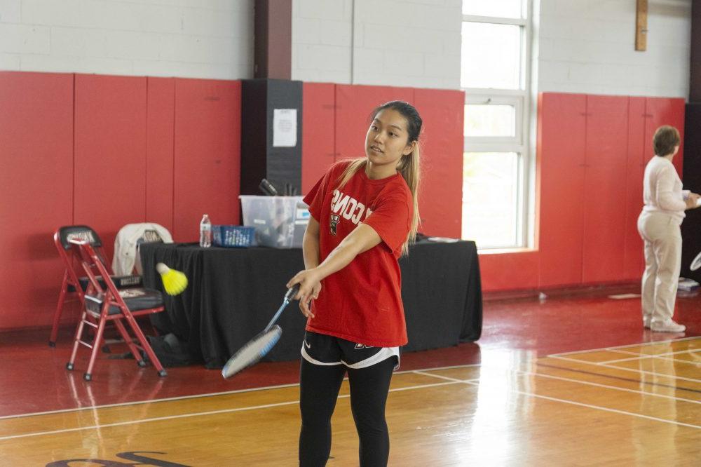 Knox Badminton Action Photo